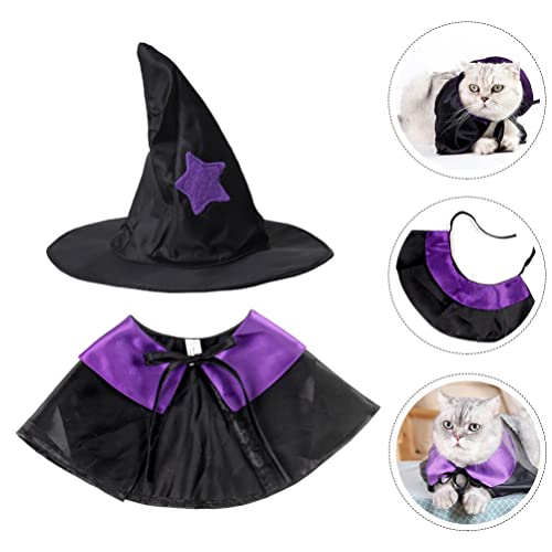 Disfraz Halloween para Perros Capa y Sombrero miniatura 6