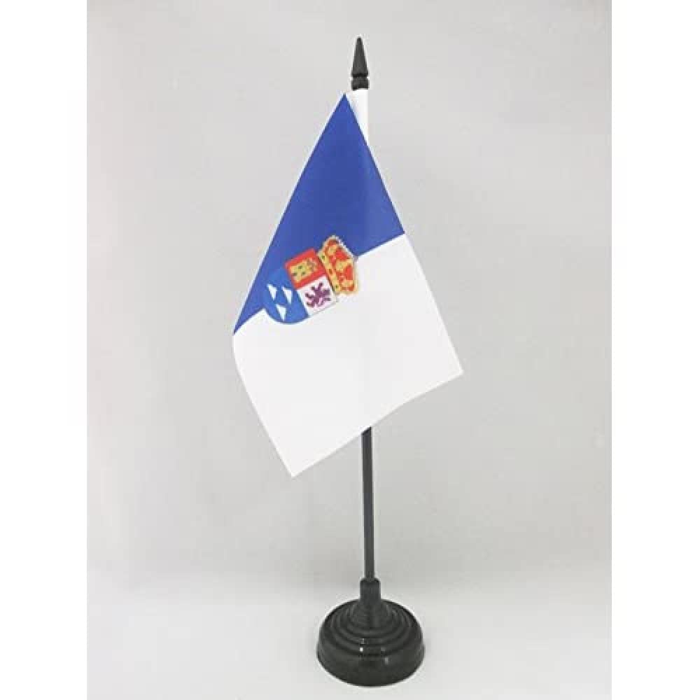 AZ FLAG Bandiera da Tavolo Kenya 15x10cm Punta Dorata - Piccola BANDIERINA KENIOTA 10 x 15 cm