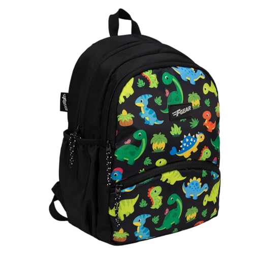 Brio Kids Backpack|Water-Resistant Polyester|2 Spacious Compartments with Front Pocket & Bottle Holder Adjustable Shoulder Straps|Durable YKK Zippers