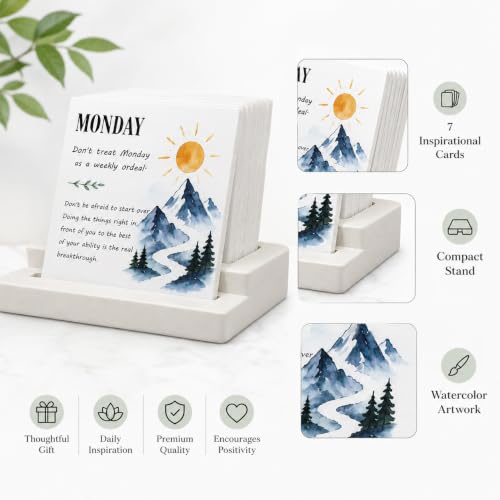 benesowud Inspirational Desk Decor Set of 8 Inspirational Gifts for Women with Motivational Quotes to Boost Mood Desk Decor for Women - image 3