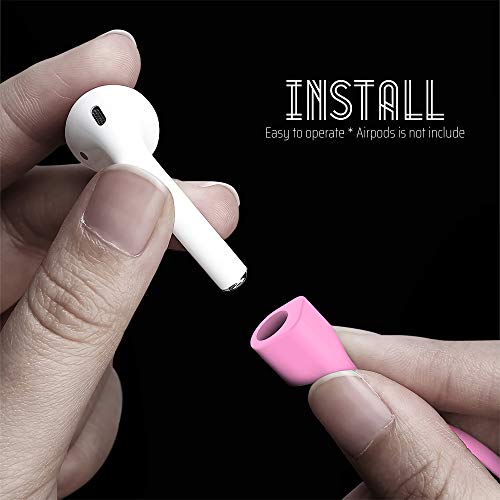 Ultra Strong Magnetic Airpod Pro Strap Anti-Lost Cord Sports Lanyard Compatible With Airpods 3Rd 2Nd Generation Pro 3 2 1 (Pink) #TOP3