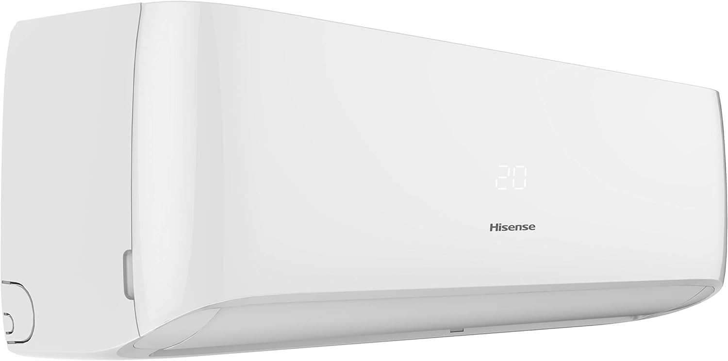 Condizionatore Climatizzatore Split Smart Hisense Wi-Fi Completo Staffe Parete Pompa di Calore Deumidificatore Risparmio Energetico (18000 BTU)