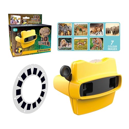 estereoscópico 3D Viewer - Dispositivo portátil de proyección de historias | visor para niños | educativo de diapositivas 3D | STEM Visor con visualización instantánea | Para