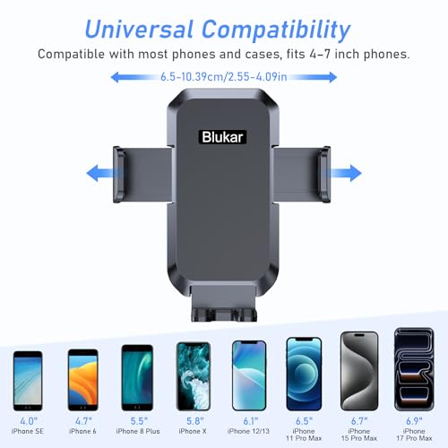 Blukar Air Vent Car Phone Mount w/ One-Button Release - image 7