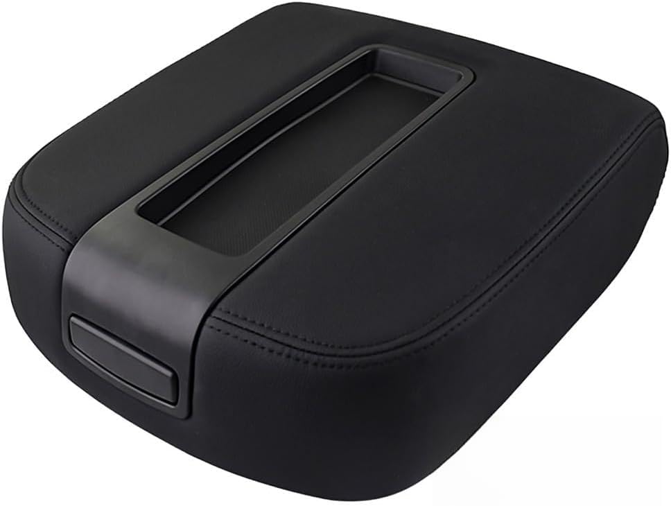 MotorbyMotor Center Console Lid for Chevy Silverado/GMC Sierra 1500 2500 3500, Chevy Tahoe Avalanche Suburban, GMC Yukon Car Center Console Armrest Lid
