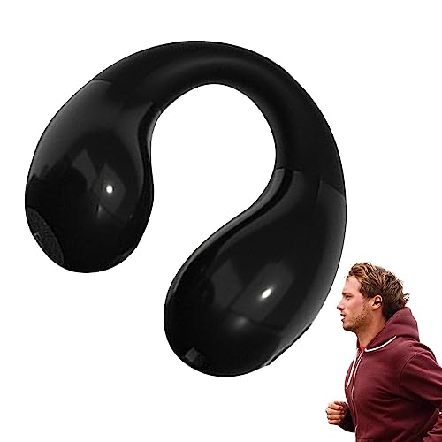 Fulenyi Open Earbuds, Wireless Noise Cancelling Earbuds, 5.3 Blue Tooth, 6 Hours of Playtime Clip on for Workout, Sports, Hiking, Running