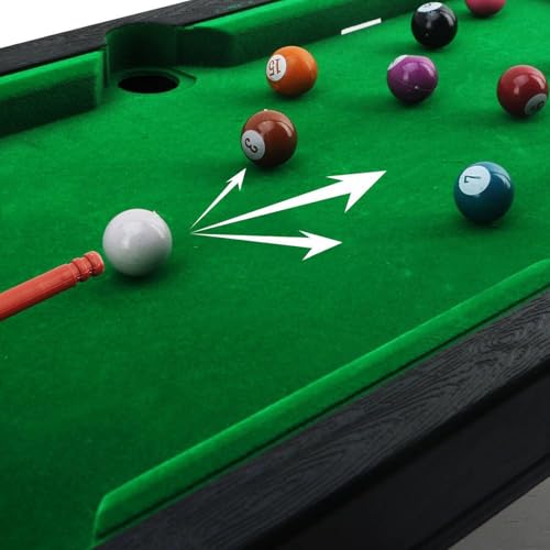 image for SeJean Mini Pool Table Toy – Portable Billiards Game Table for Kids 