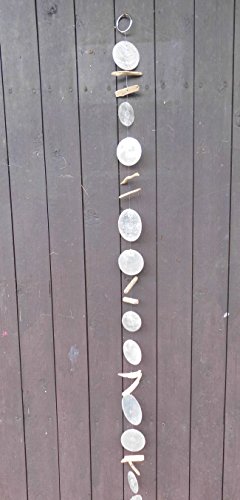 Deko-Impression Zauberhafte Girlande, Windspiel, Treibholz, Perlmutt grau 120 cm Cover