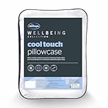 Silentnight Cool Touch Pillowcase - Best Cooling Temperature Control Pillow Cover Case For Hot Flashes Warm Sleepers Stay Cool At Night - Prevent Overheating Long Lasting Pillowcase