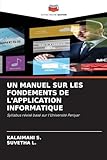  Un Manuel Sur Les Fondements de l\'Application Informatique