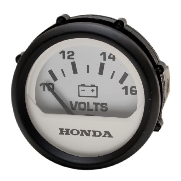 Generic Faria Boat Volt Gauge VP9225A | 2 Inch Black White