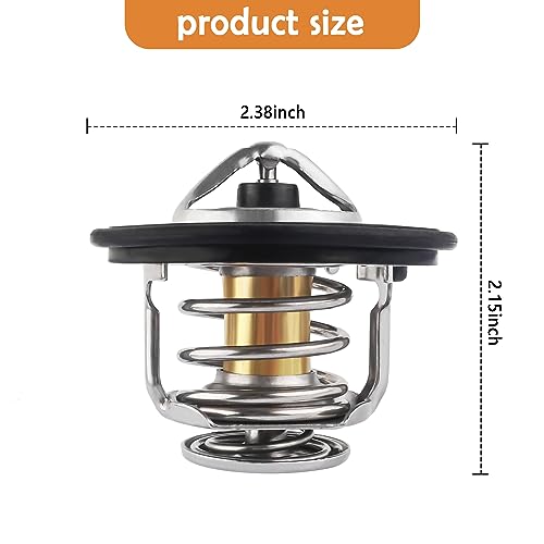Image of Thermostat for Car,Heavy Duty Engine Coolant Thermostat Compatible with Honda Civic Accord Acura EL CL,Automotive Replacement Engine Thermostats OEM#19301-PAA-306,19301-RNA-315