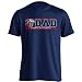 Sport Your Gear Liberty Flames Dad Proud Parent Short Sleeve T-Shirt (Navy Blue, 2XL)