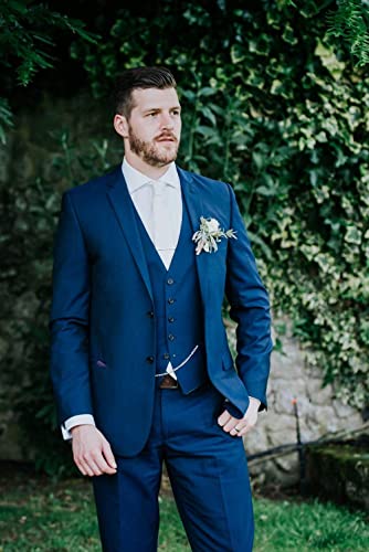 Image of HISDERN Mens Solid Color Ties Formal Satin Necktie and Pocket Square Set Classic Wedding Business Tie & Handkerchief