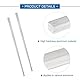 QUARKZMAN 6 Stück Aluminium Flachprofil 8 x 10 mm Aluleisten Flach Länge 305 mm Quadratischer 6061 Aluminium Flachplatte Aluschiene Schweißbar Massiv Neuware für Industriegebäude