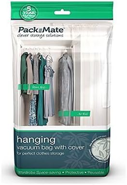PACK-MATE Large Hanging Vacuum Storage Bag - for Up to 5 Garments