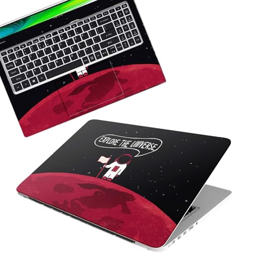 Image of Galaxsia Universe Full Body Vinyl Laptop Skin /Sticker /Cover Upto 15.6 Inches Laptops Laminated-Removable-HD Quality Compatible for Hp-Dell-Sony-Lenovo-Asus etc.(15x10 Inches)