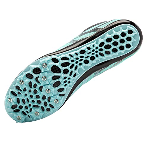 Image of New Track and Field Shoes for Men Women Kids Boys Girls 8 Spikes 100-400 Meter Running Racing Shoes Professional Sprint Sport Sneakers
