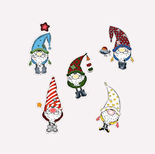 Qoiseys Santa Claus Silicone Clear Stamps And Dies Sets For Card Making, Cutting Dies Cut Stencils For Diy Scrapbooking Photo Album Decorative Paper Crafting Embossing Template (01) #TOP2