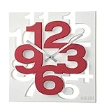 Material: plástico GMMH 3 D diseño Moderno Reloj de Pared de 1106 de Cocina baduhr Oficina Reloj de la decoración Tranquila