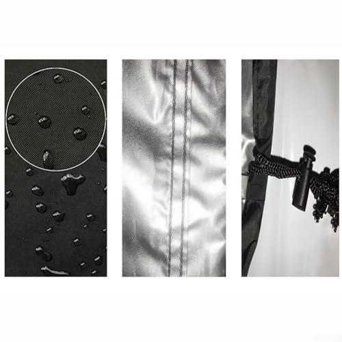 Cubierta de jardín contra polvo y viento funda protectora casa juegos 160cm 4