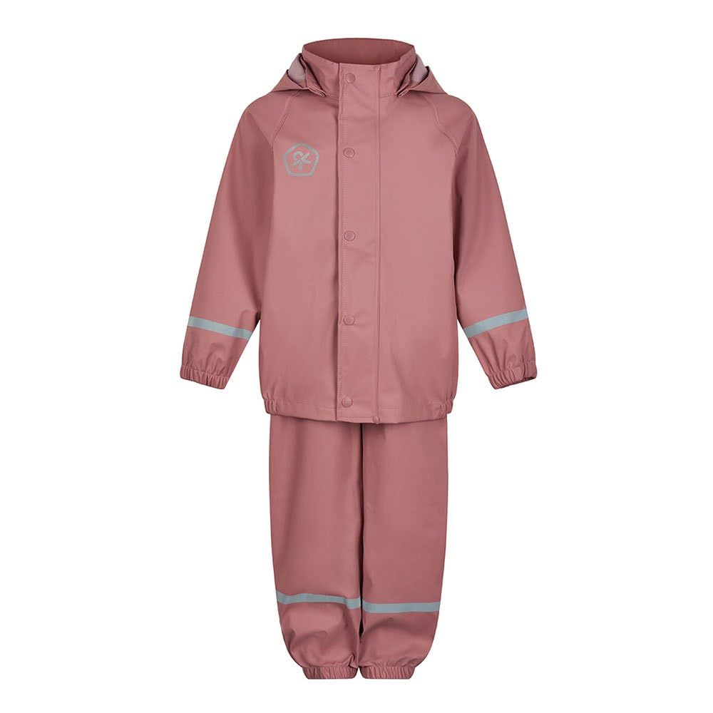 Color Kids Unisex Kinder Rain Set Solid Pu Regenjacke