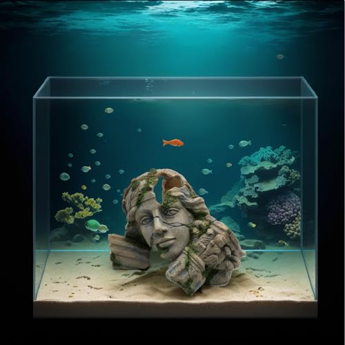relaqcc Reptile Cave Hideout Tank Accessories Decorations, Aquarium Hideaway Cave Fish Tank Decorations for Amphibians, Betta Fish, Shrimp, Lizards, Leopard Gecko - Image 3