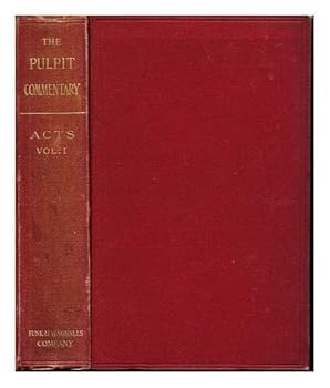 Hardcover The Pulpit Commentary: The Gospel of St John: Volume 1 Book