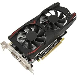 Bewinner Tarjetas Gráficas de Escritorio GTX1050Ti, Tarjeta de Video para Juegos de PC DDR5 de 4 GB de 128 bits con DVI VGA HD, Tarjeta Gráfica GPU de Perfil bajo, Tarjeta Gráfica