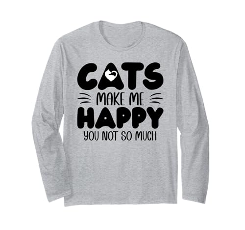 Cats Make Me Happy You Not So Much Humans Make My Head Hurt ����T�V���c