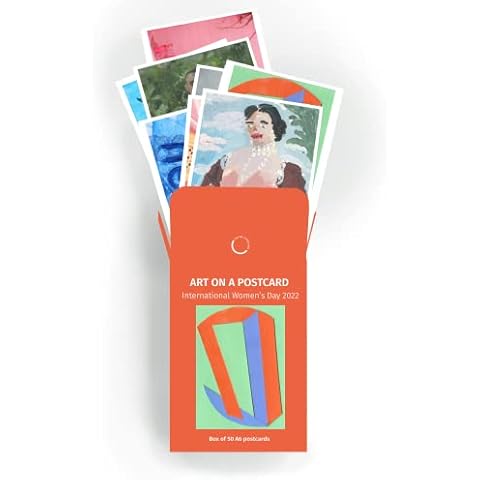Art on a Postcard for International Women's Day 2022 Boxset - 50 Postcards Cover