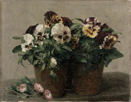 Impression d'affiches Henri Fantin-Latour sur toile premium pour salon élégant