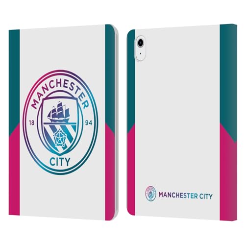 Funda Man City para iPad Air de cuero tipo libro compatible con modelos de Apple 2020 y 2022