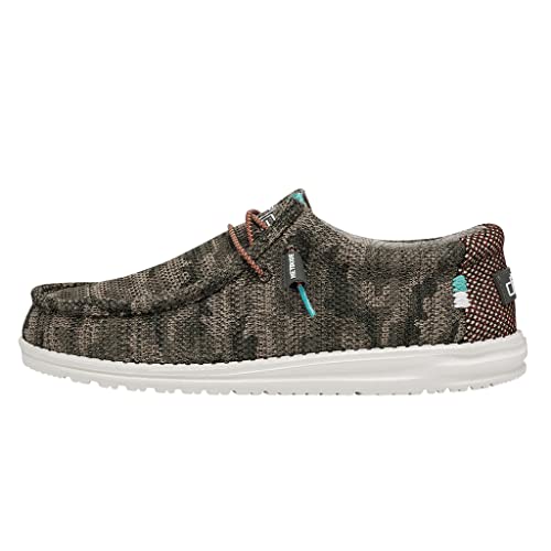 Image of HEYDUDE Men's Wally Sox | Retired Men's Shoes | Men's Lace Up Loafers | Comfortable & Light-Weight