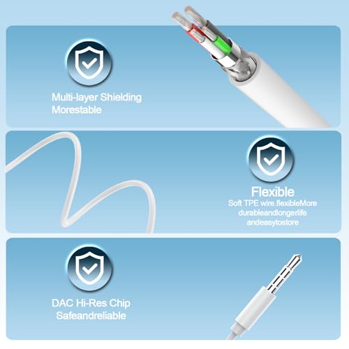 Image of Docutca 2 Pack Wired Earbuds /Wired Headphones with 3.5mm Jack Earphones[MFi Certified] with Microphone Volume Control Compatible for iPhone,iPad,iPod,Computer,MP3 /4,Android Most 3.5mm Audio Devices