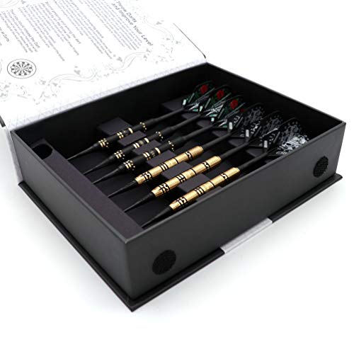 Cuesoul Jazz - Soft Tip Darts Set 19 Grams With 6Pcs Ak5 Plastic Integrated Flights & 36Pcs Plastic Tips For Electronic Dart Board #TOP5