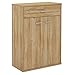Produktbild CARO-Möbel Kommode Tommy Sideboard Schrank in Wildeiche mit Schublade und 2 Türen