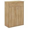 Caro-Möbel Tommy Dressoir in wild eiken met lade en 2 deuren