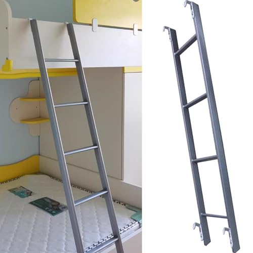 Escalera multifunción para litera con ganchos estables de dormitorio doble 2