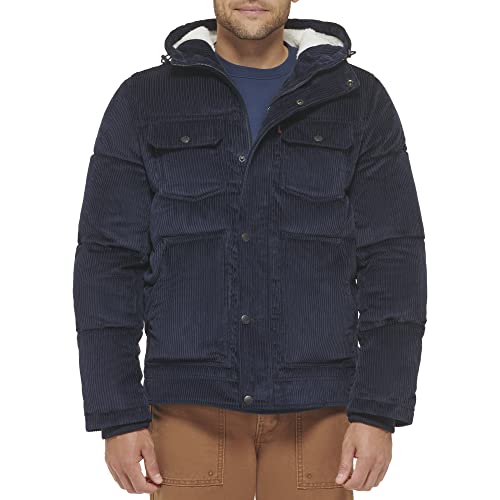 Image of Levi's Men's Performance Hooded Puffer Trucker Jacket (Regular & Big & Tall Sizes)