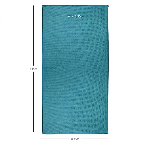 Vivezen - Serviette de Yoga 63 x 180 cm antidérapante - 4 Coloris – Image 3