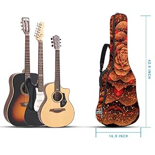 Housse pour guitare acoustique Arabesque 1 cm d’épaisseur rembourrée étanche Housse de transport pour guitare acoustique… - Les Beatles, Paul McCartney, John Lennon, RIngo Starr, George Harrison Housse pour guitare acoustique Arabesque 1 cm d'épaisseur rembourrée étanche Housse de transport pour guitare acoustique… – Image 5