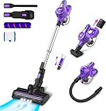 INSE Cordless Vacuum Cleaner, 25Kpa 300W Brushless Stick Vacuum, Up to 45min Runtime, 10-in-1 Powerf