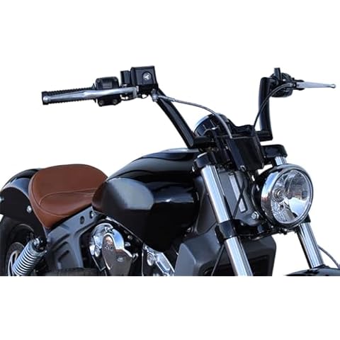Vault Mitered Handlebars For Indian Scout, Black Cover
