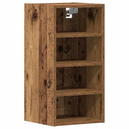 Armoire suspendue Riga vidaXL bois ancien 30 cm de large meuble de rangement mural compact