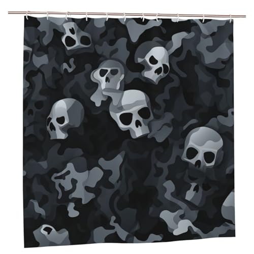 Rideau de douche imperméable lavable avec 12 crochets pour protection hiver - 3