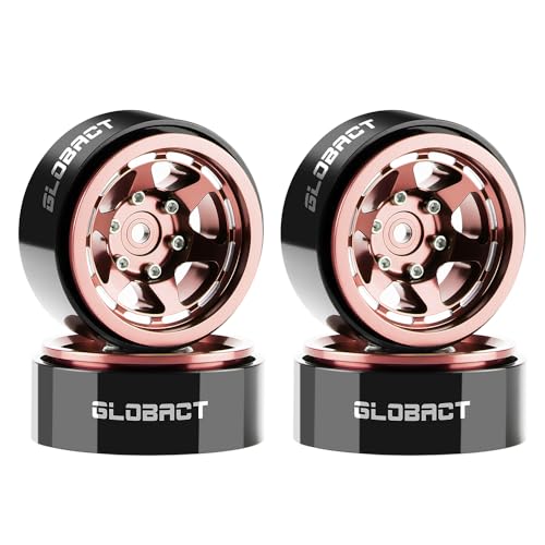 Roues Beadlock GLOBACT miniatures pour customiser votre crawler RC en intérieur et extérieur
