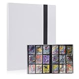 Classeur pour cartes à collectionner, Porte Carte à Collectionner 360 Cartes, Album classeur pour Cartes à Collectionner (Blanc)