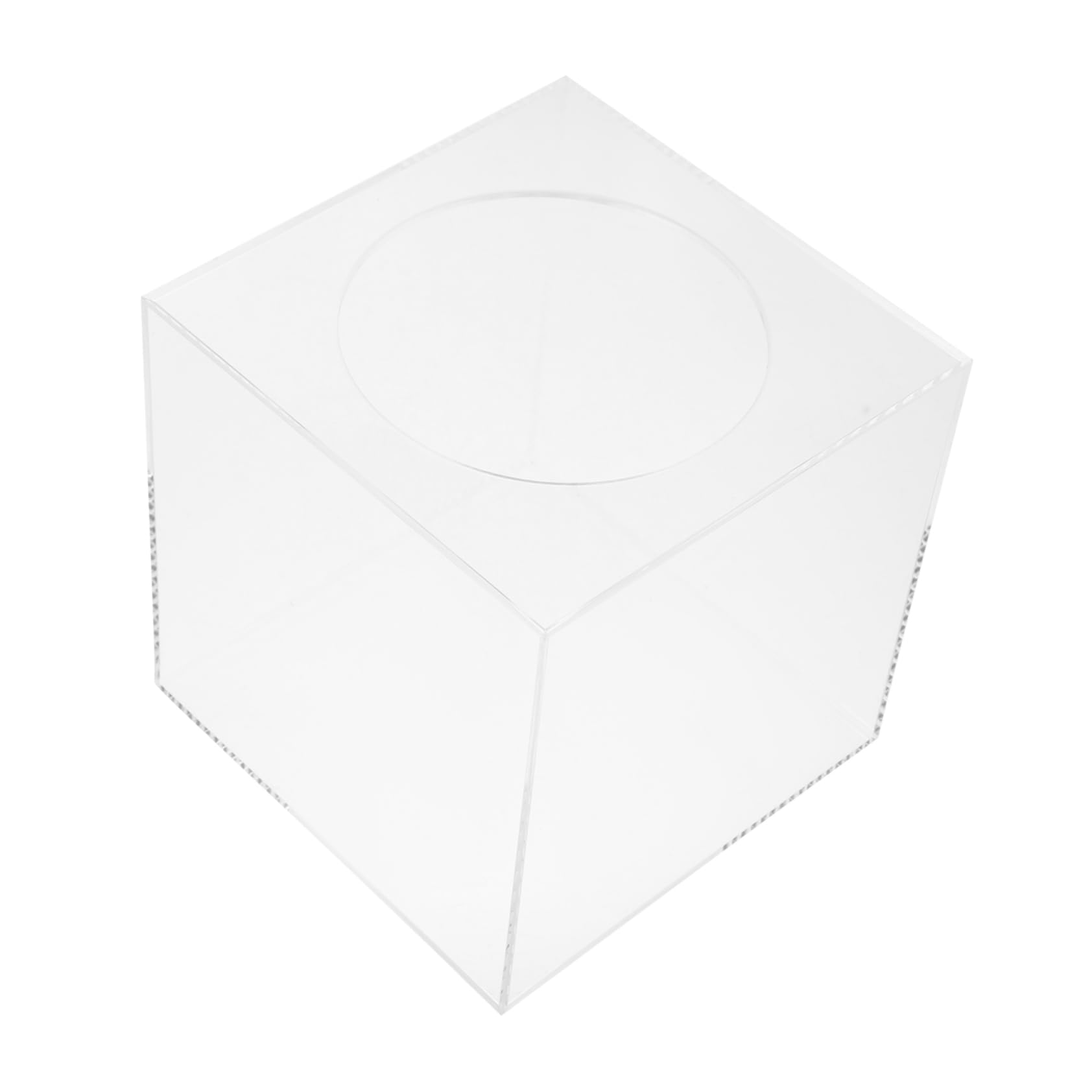 Housoutil Sturdy Donation Box Transparent Raffle Box for Parties Festivals for Lottery Draws Voting Events and Fundraising Activities Stylish Design