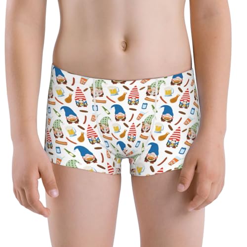 Boys' Cotton Boxer Brief Soft Underwear-Barbecue Gnomes